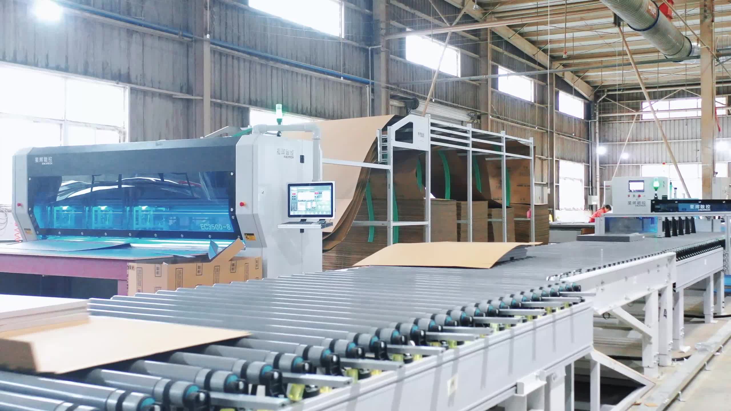 Perkongsian kes Excitech CNC Sichuan Chengdu Projek Pembungkusan Impresi.