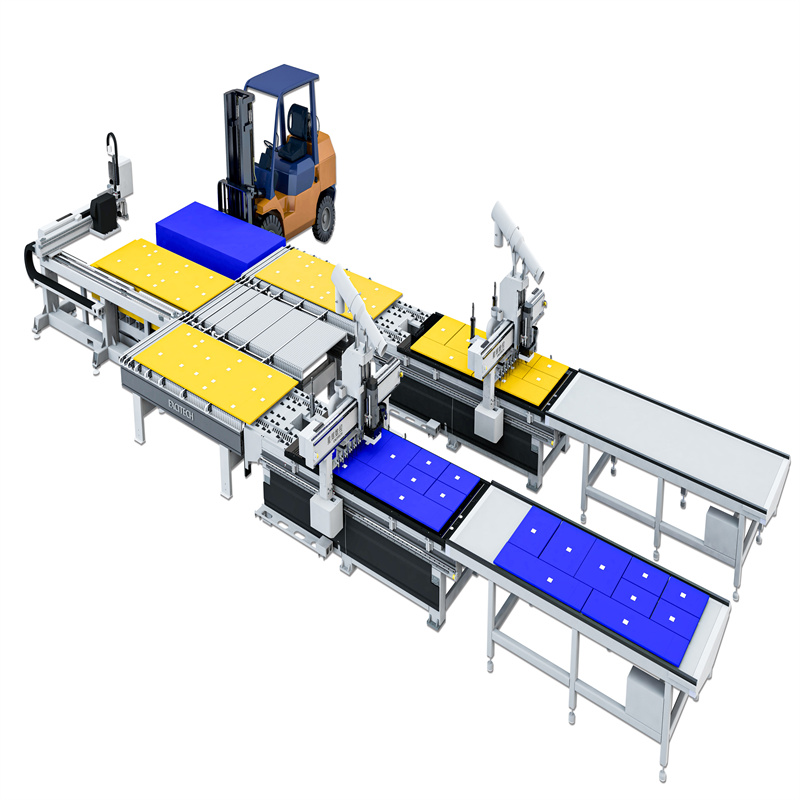 Unit Bersarang Kilang Perabot Pintar CNC Kerja Kayu